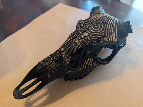 Graphic Whitetail "Outer Worlds" Antler Mount